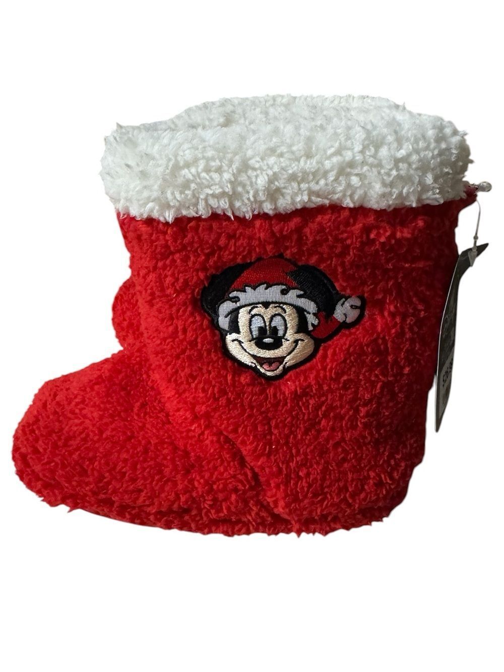 Disney Mickey Mouse Sherpa house shoes NEW